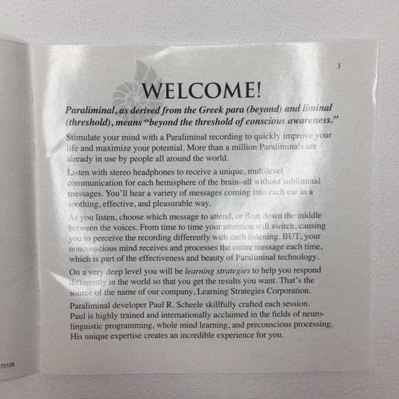 Automatic Pilot Paul R Scheele Paraliminal The Ultimate You Library CD Self Help - Picture 7 of 7
